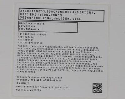 Pouch Labeling (51662 1589 2 Pouch Label)
